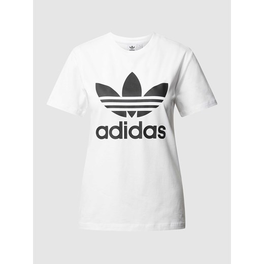 T-shirt z nadrukiem z logo ze sklepu Peek&Cloppenburg  w kategorii Bluzki damskie - zdjęcie 168313288