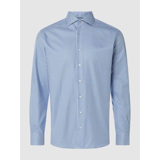 Koszula biznesowa o kroju regular fit z diagonalu ze sklepu Peek&Cloppenburg  w kategorii Koszule męskie - zdjęcie 168313429