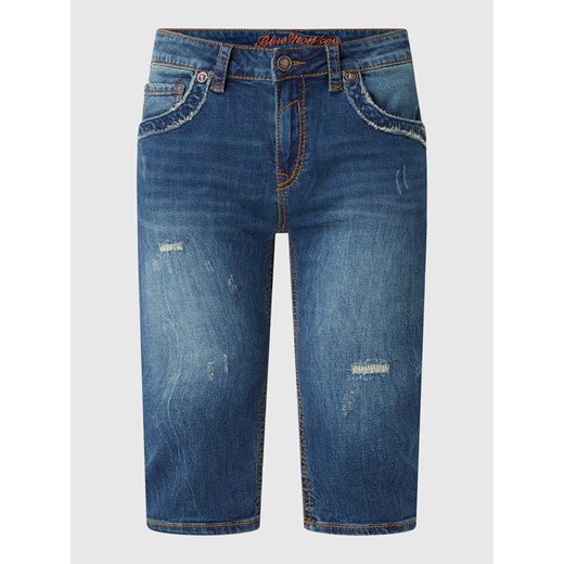 Bermudy jeansowe z dodatkiem streczu model ‘Boris’ ze sklepu Peek&Cloppenburg  w kategorii Spodenki męskie - zdjęcie 168313435