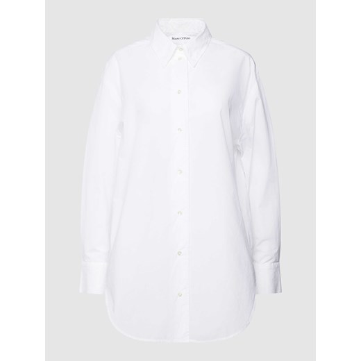 Długa bluzka z kołnierzykiem koszulowym ze sklepu Peek&Cloppenburg  w kategorii Koszule damskie - zdjęcie 168313769