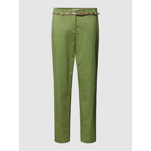 Spodnie materiałowe z paskiem ze sklepu Peek&Cloppenburg  w kategorii Spodnie damskie - zdjęcie 168313976