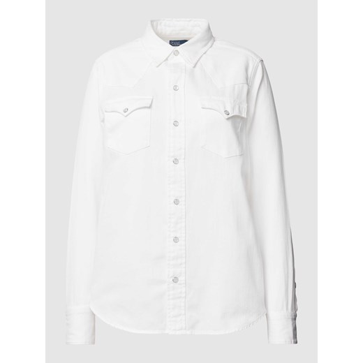 Bluzka z listwą guzikową na całej długości model ‘ELON’ ze sklepu Peek&Cloppenburg  w kategorii Koszule damskie - zdjęcie 168314677