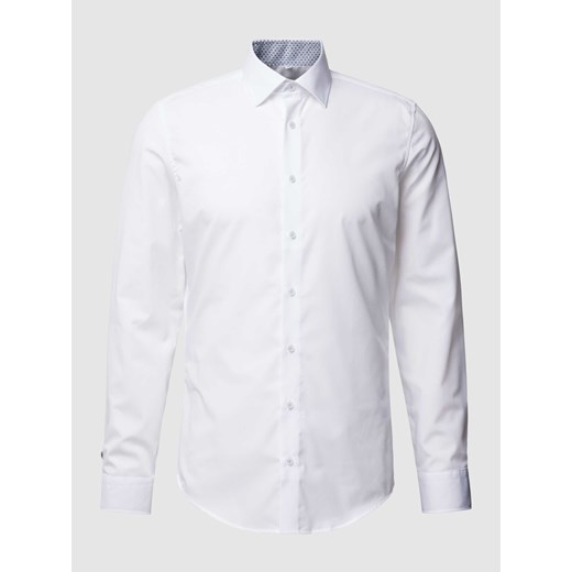Koszula biznesowa o kroju slim fit z kołnierzykiem typu kent ze sklepu Peek&Cloppenburg  w kategorii Koszule męskie - zdjęcie 168315127