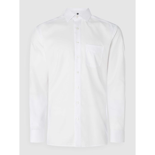 Koszula biznesowa o kroju regular fit z twillu z bardzo długim rękawem ze sklepu Peek&Cloppenburg  w kategorii Koszule męskie - zdjęcie 168315698