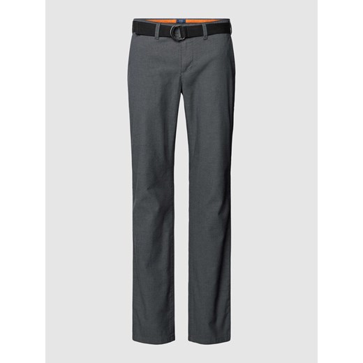Spodnie z efektem melanżowym ze sklepu Peek&Cloppenburg  w kategorii Spodnie męskie - zdjęcie 168316579