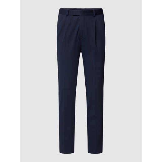 Spodnie z zakładkami w pasie ze sklepu Peek&Cloppenburg  w kategorii Spodnie męskie - zdjęcie 168316626