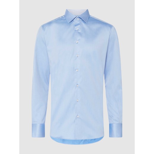 Koszula biznesowa o kroju regular fit z diagonalu ze sklepu Peek&Cloppenburg  w kategorii Koszule męskie - zdjęcie 168316706