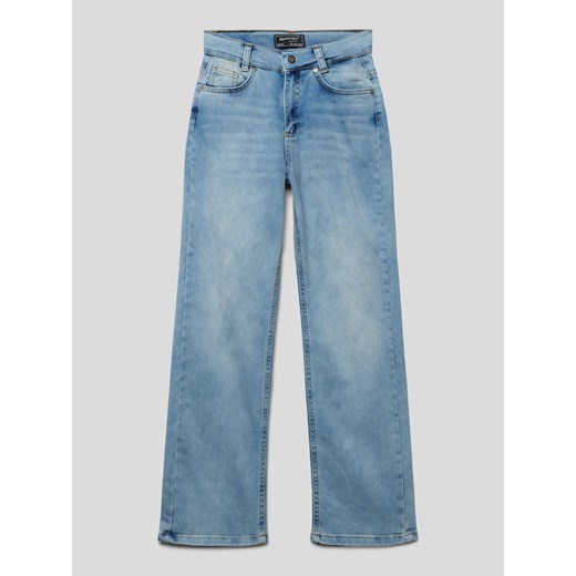 Jeansy o kroju slim fit z 5 kieszeniami ze sklepu Peek&Cloppenburg  w kategorii Spodnie chłopięce - zdjęcie 168317157