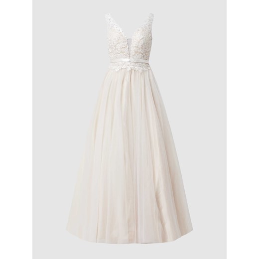 Suknia ślubna z koronki i tiulu ze sklepu Peek&Cloppenburg  w kategorii Sukienki - zdjęcie 168317418