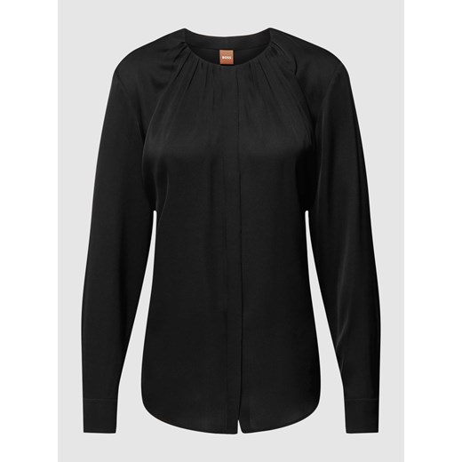 Bluzka jedwabna z listwą guzikową model ‘Banorah’ ze sklepu Peek&Cloppenburg  w kategorii Bluzki damskie - zdjęcie 168317587