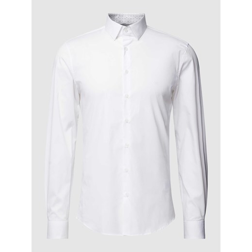 Koszula biznesowa o kroju slim fit z kołnierzykiem typu kent model ‘Bari’ ze sklepu Peek&Cloppenburg  w kategorii Koszule męskie - zdjęcie 168317676