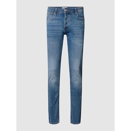 Jeansy w dekatyzowanym stylu o kroju slim fit ze sklepu Peek&Cloppenburg  w kategorii Jeansy męskie - zdjęcie 168317758
