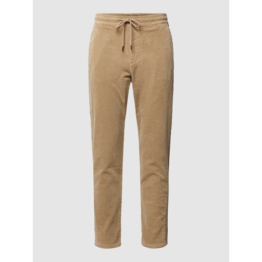 Spodnie sztruksowe z detalem z logo model ‘LINUS’ Only & Sons XL Peek&Cloppenburg 