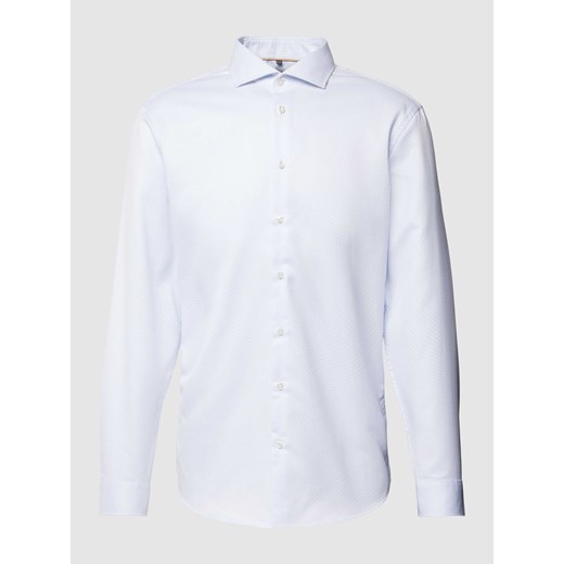 Koszula biznesowa o kroju slim fit ze wzorem na całej powierzchni ze sklepu Peek&Cloppenburg  w kategorii Koszule męskie - zdjęcie 168319016