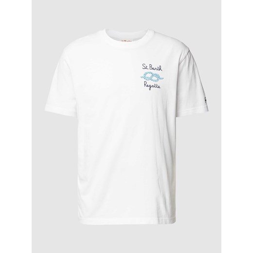 T-shirt z wyhaftowanym logo ze sklepu Peek&Cloppenburg  w kategorii T-shirty męskie - zdjęcie 168319929