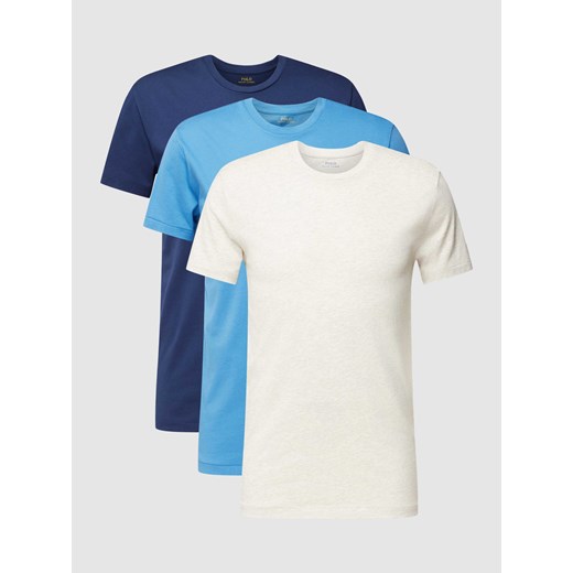 T-shirt z wyhaftowanym logo w zestawie 3 szt. ze sklepu Peek&Cloppenburg  w kategorii T-shirty męskie - zdjęcie 168320349