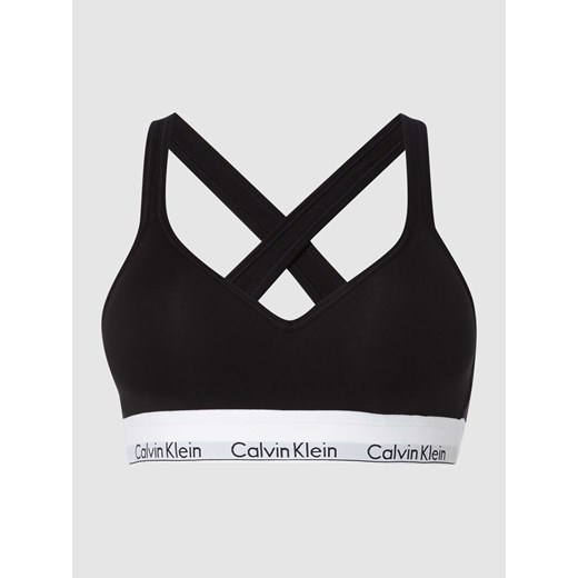 Biustonosz typu bralette z paskiem z logo Calvin Klein Underwear XS Peek&Cloppenburg 