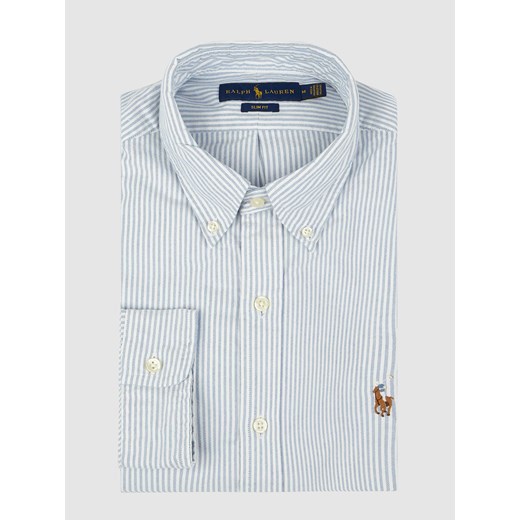 Koszula casualowa o kroju slim fit z tkaniny Oxford ze sklepu Peek&Cloppenburg  w kategorii Koszule męskie - zdjęcie 168321295