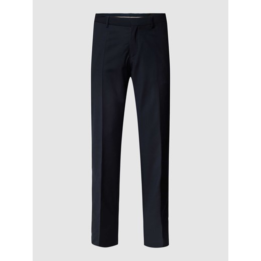 Spodnie do garnituru o kroju slim fit z wpuszczanymi kieszeniami model ‘Genius’ ze sklepu Peek&Cloppenburg  w kategorii Spodnie męskie - zdjęcie 168321367