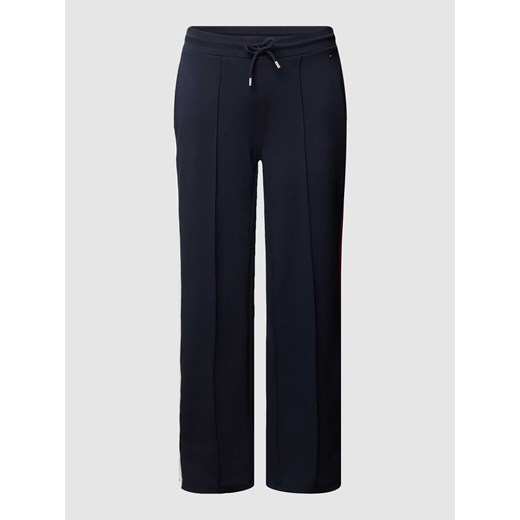 Spodnie o kroju straight fit w kant ze sklepu Peek&Cloppenburg  w kategorii Spodnie damskie - zdjęcie 168321795