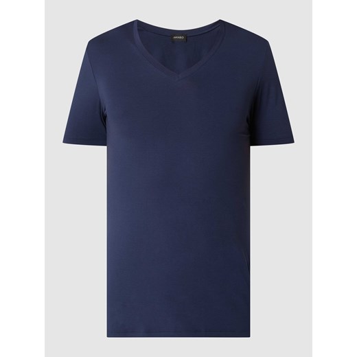 T-shirt z dekoltem w serek ze sklepu Peek&Cloppenburg  w kategorii T-shirty męskie - zdjęcie 168322009
