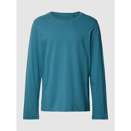 Bluzka z długim rękawem w jednolitym kolorze model ‘Mix+Relax’ ze sklepu Peek&Cloppenburg  w kategorii T-shirty męskie - zdjęcie 168322497