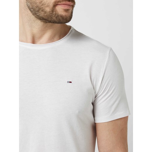 T-shirt o kroju slim fit z wyhaftowanym logo model ‘Jaspe’ Tommy Jeans XXL Peek&Cloppenburg 