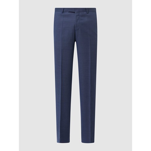 Spodnie do garnituru o kroju slim fit z żywej wełny model ‘Massa’ ze sklepu Peek&Cloppenburg  w kategorii Spodnie męskie - zdjęcie 168323327