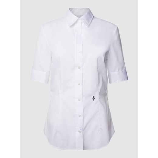 Bluzka koszulowa z haftowanymi ozdobnymi motywami ze sklepu Peek&Cloppenburg  w kategorii Koszule damskie - zdjęcie 168323418