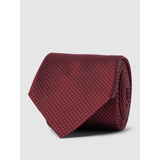 Krawat z jedwabiu z wzorem na całej powierzchni ze sklepu Peek&Cloppenburg  w kategorii Krawaty - zdjęcie 168323727