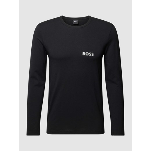Bluzka z długim rękawem i nadrukiem z logo ze sklepu Peek&Cloppenburg  w kategorii T-shirty męskie - zdjęcie 168323859