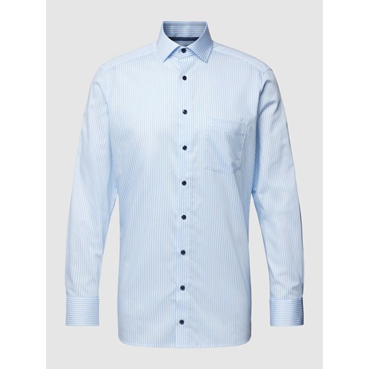 Koszula biznesowa o kroju Modern Fit z kołnierzykiem typu kent ze sklepu Peek&Cloppenburg  w kategorii Koszule męskie - zdjęcie 168324177