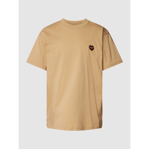 T-shirt z bawełny z detalem z logo XL wyprzedaż Peek&Cloppenburg 
