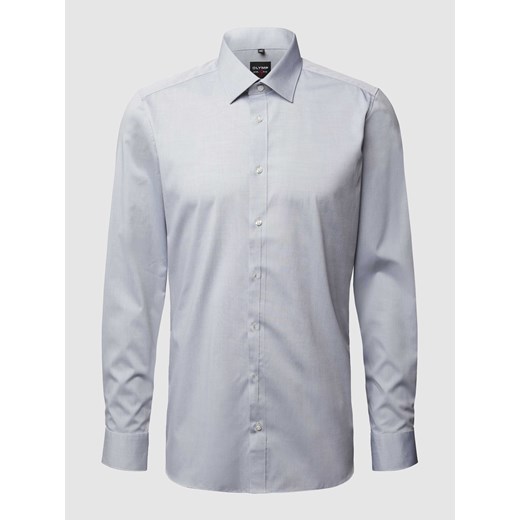 Koszula biznesowa o kroju slim fit z tkaniny Chambray ze sklepu Peek&Cloppenburg  w kategorii Koszule męskie - zdjęcie 168324548