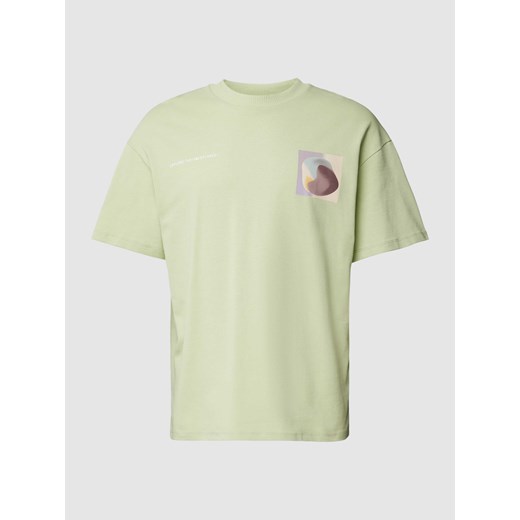 T-shirt z nadrukiem z logo model ‘LAKAM’ ze sklepu Peek&Cloppenburg  w kategorii T-shirty męskie - zdjęcie 168324555