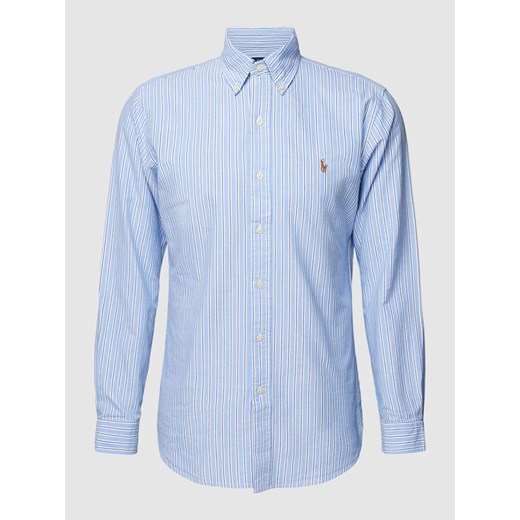 Koszula casualowa o kroju custom fit z kołnierzykiem typu button down ze sklepu Peek&Cloppenburg  w kategorii Koszule męskie - zdjęcie 168325905