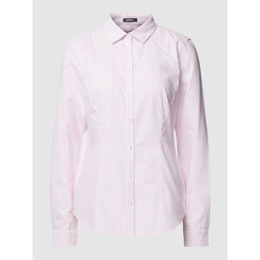Bluzka koszulowa ze wzorem w paski ze sklepu Peek&Cloppenburg  w kategorii Koszule damskie - zdjęcie 168327369