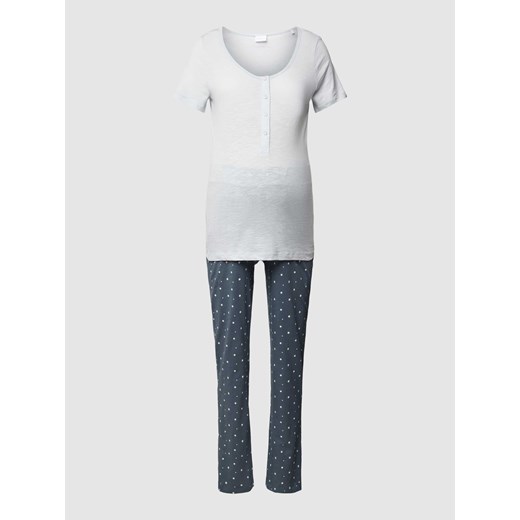 Piżama ciążowa z krótką listwą na zatrzaski model ‘MIRA STAR’ ze sklepu Peek&Cloppenburg  w kategorii Piżamy damskie - zdjęcie 168327845