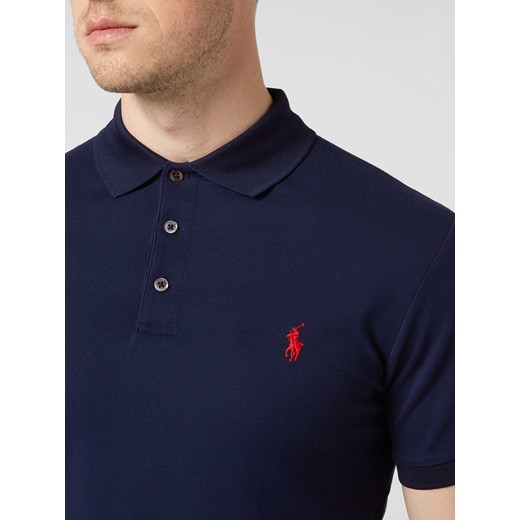 Koszulka polo o kroju slim fit z dodatkiem streczu Polo Ralph Lauren XL okazyjna cena Peek&Cloppenburg 