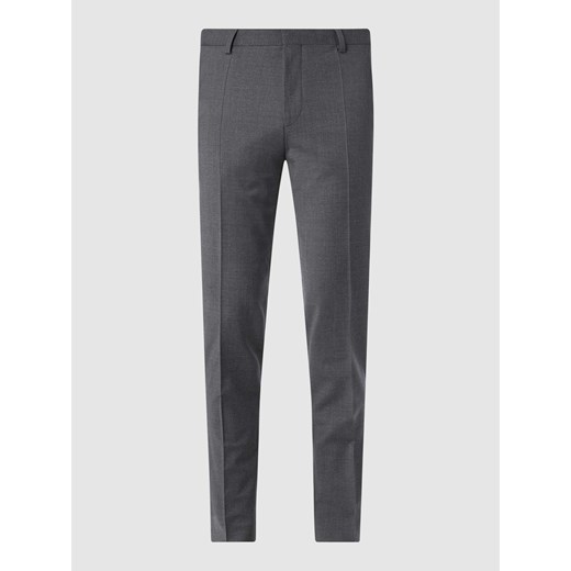 Spodnie do garnituru z mieszanki żywej wełny model ‘Hesten’ ze sklepu Peek&Cloppenburg  w kategorii Spodnie męskie - zdjęcie 168328357