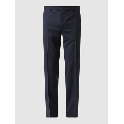 Spodnie do garnituru o kroju shaped fit z żywej wełny model ‘Peso’ ze sklepu Peek&Cloppenburg  w kategorii Spodnie męskie - zdjęcie 168328825