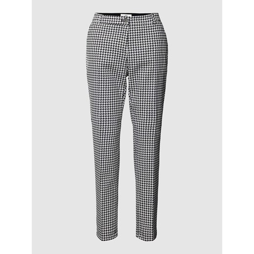 Spodnie materiałowe o skróconym kroju ze wzorem na całej powierzchni model ‘MARON’ ze sklepu Peek&Cloppenburg  w kategorii Spodnie damskie - zdjęcie 168329375