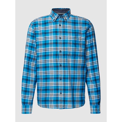 Koszula casualowa ze wzorem w kratkę ze sklepu Peek&Cloppenburg  w kategorii Koszule męskie - zdjęcie 168329549