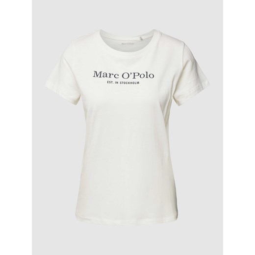 T-shirt z nadrukiem z logo model ‘MIX N MATCH’ ze sklepu Peek&Cloppenburg  w kategorii Bluzki damskie - zdjęcie 168329846