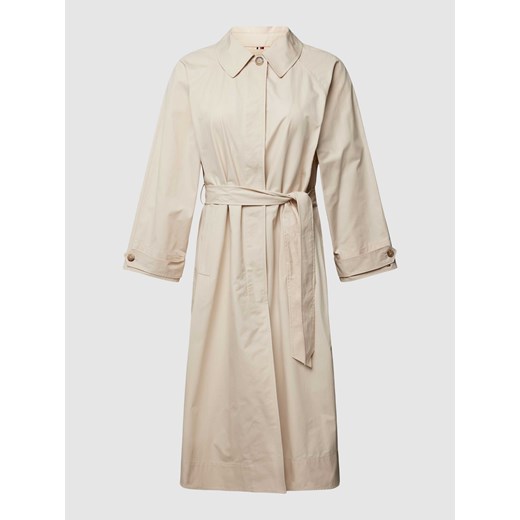 Płaszcz PLUS SIZE z czystej bawełny model ‘PEACHED’ ze sklepu Peek&Cloppenburg  w kategorii Płaszcze damskie - zdjęcie 168330047