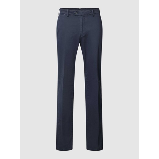 Spodnie z fakturowanym wzorem model ‘JOE’ ze sklepu Peek&Cloppenburg  w kategorii Spodnie męskie - zdjęcie 168330386