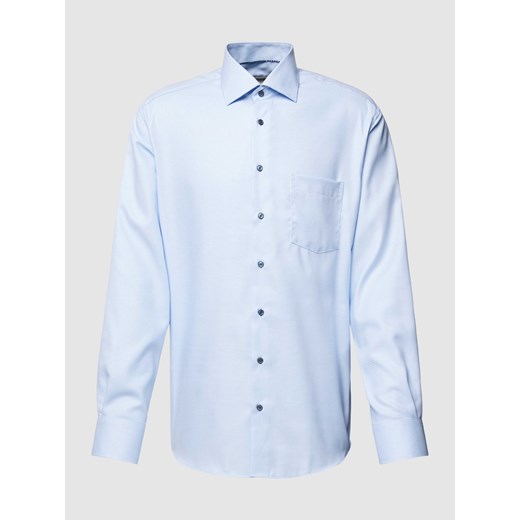 Koszula biznesowa o kroju Modern Fit z kołnierzykiem typu kent ze sklepu Peek&Cloppenburg  w kategorii Koszule męskie - zdjęcie 168330867