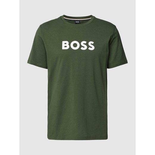 T-shirt z nadrukiem z logo model ‘Basic Logo’ ze sklepu Peek&Cloppenburg  w kategorii T-shirty męskie - zdjęcie 168331178