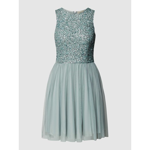 Sukienka koktajlowa o długości mini z cekinowym obszyciem ze sklepu Peek&Cloppenburg  w kategorii Sukienki - zdjęcie 168331239