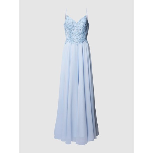 Sukienka wieczorowa z ozdobnym obszyciem ze sklepu Peek&Cloppenburg  w kategorii Sukienki - zdjęcie 168331775